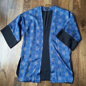 Topshop Blue/Black Kimono